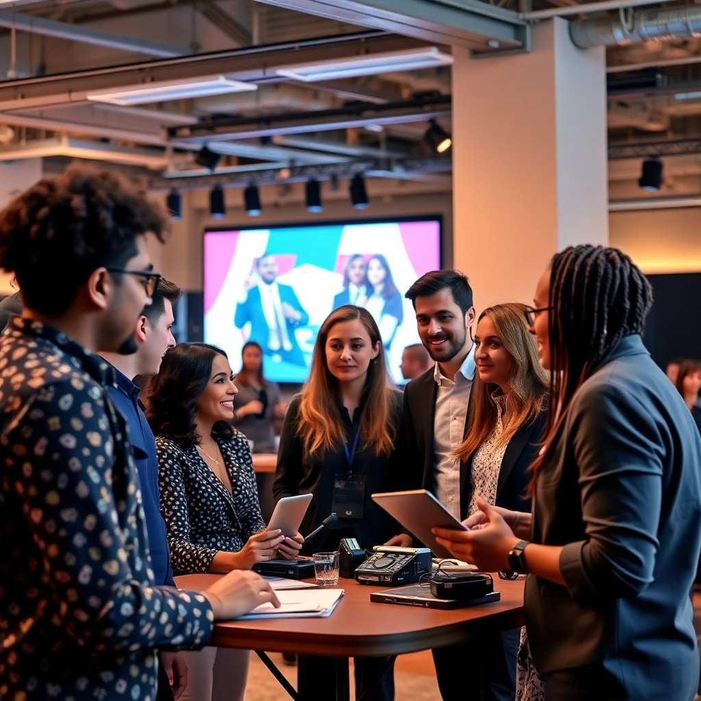 Equipo de NEXO trabajando en colaboración